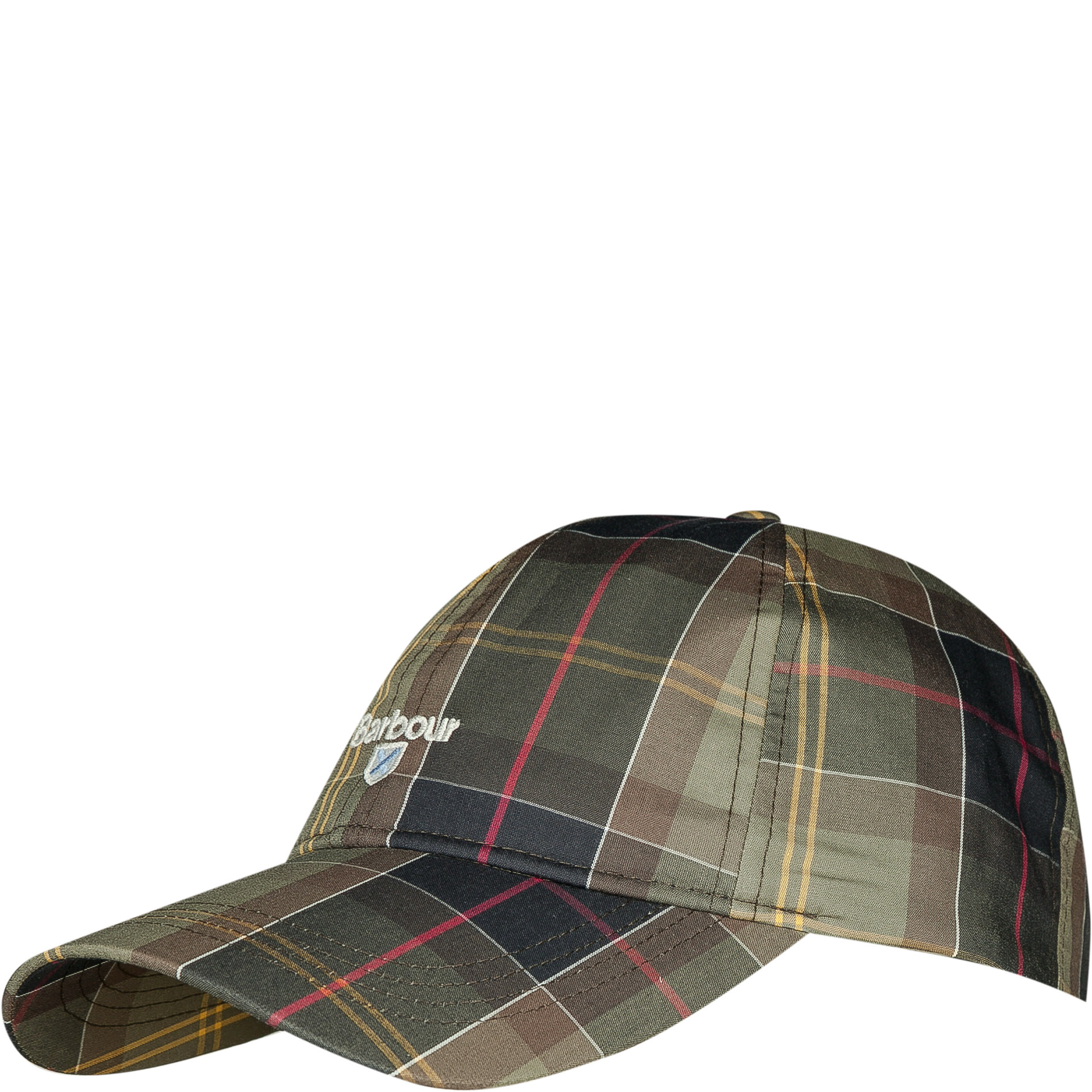 Barbour Herren Cap grün Baumwolle & Mix kariert