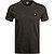 T-Shirt, Custom Slim Fit, Baumwolle, anthrazit meliert - schwarz meliert