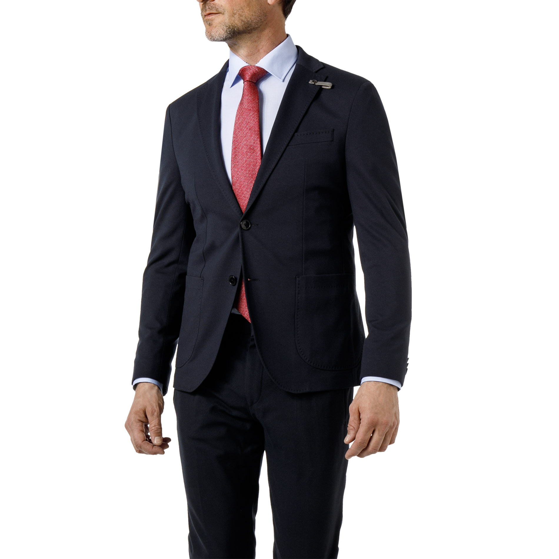BALDESSARINI Herren Sakko blau Slim Fit