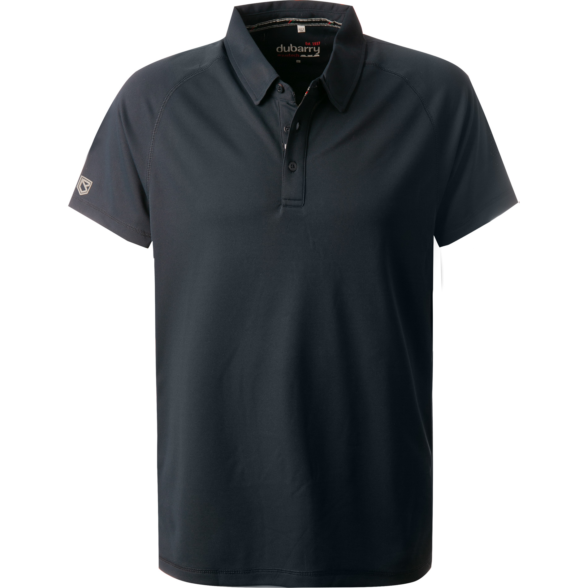 dubarry Herren Polo Shirt blau Mikrofaser