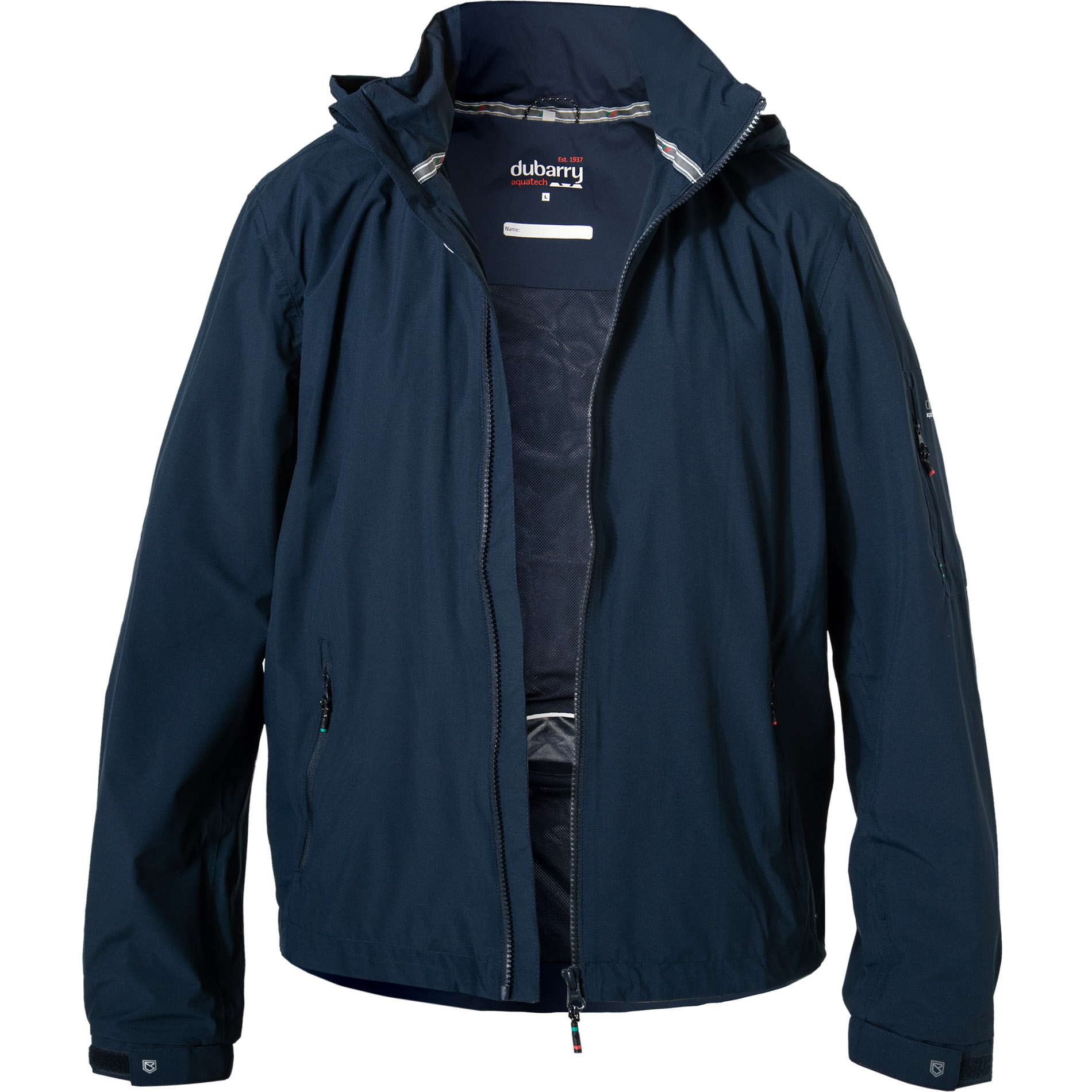 dubarry Herren Jacke blau Mikrofaser unifarben