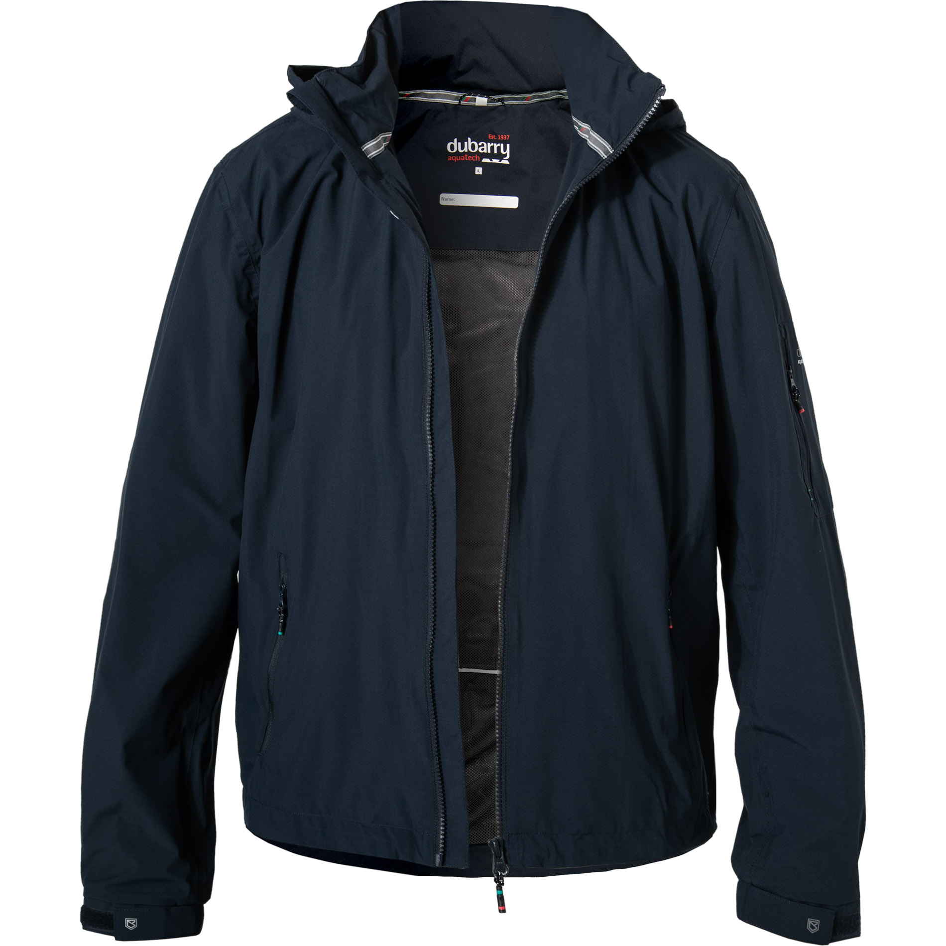 dubarry Herren Jacke schwarz Mikrofaser unifarben