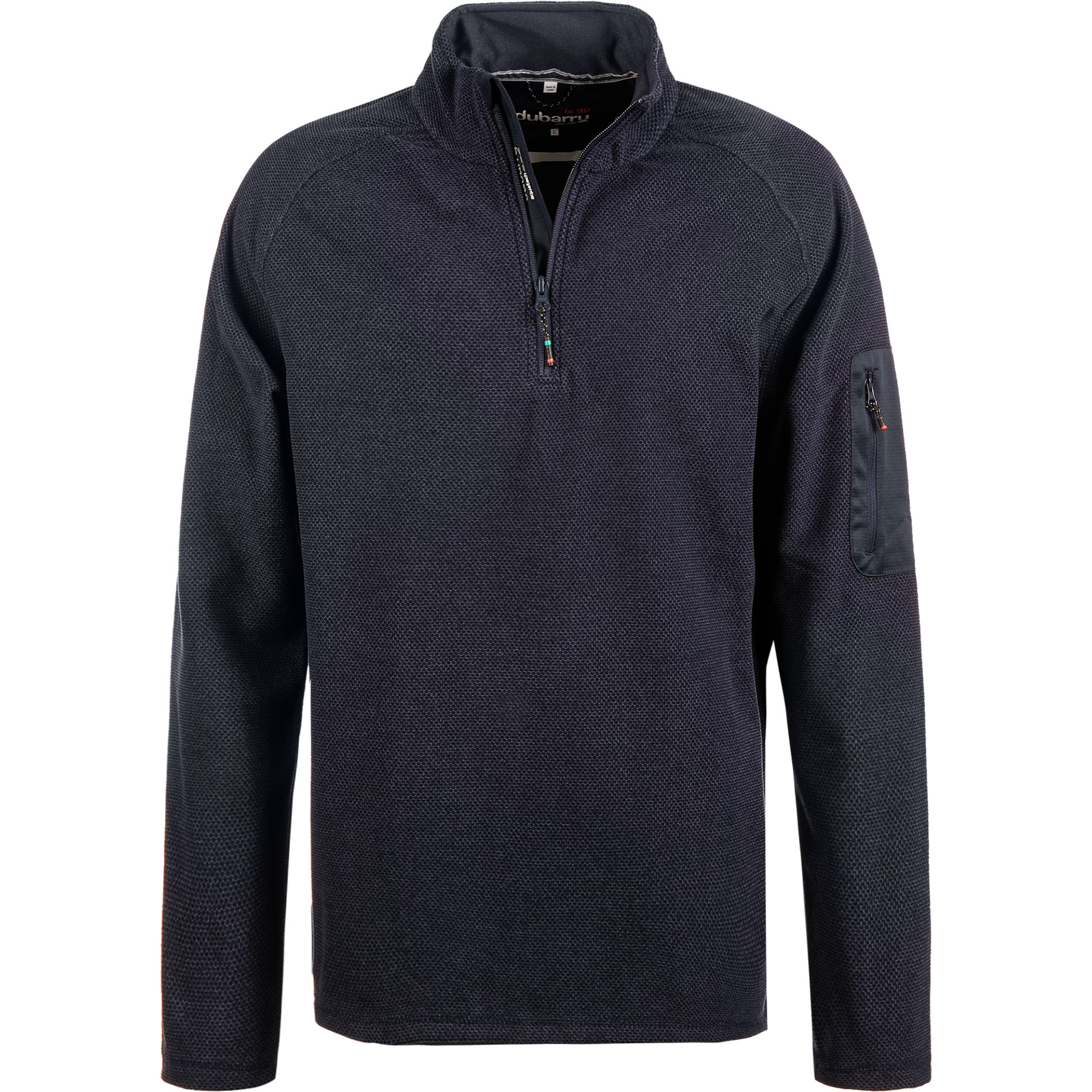 dubarry Herren Troyer blau Mikrofaser unifarben