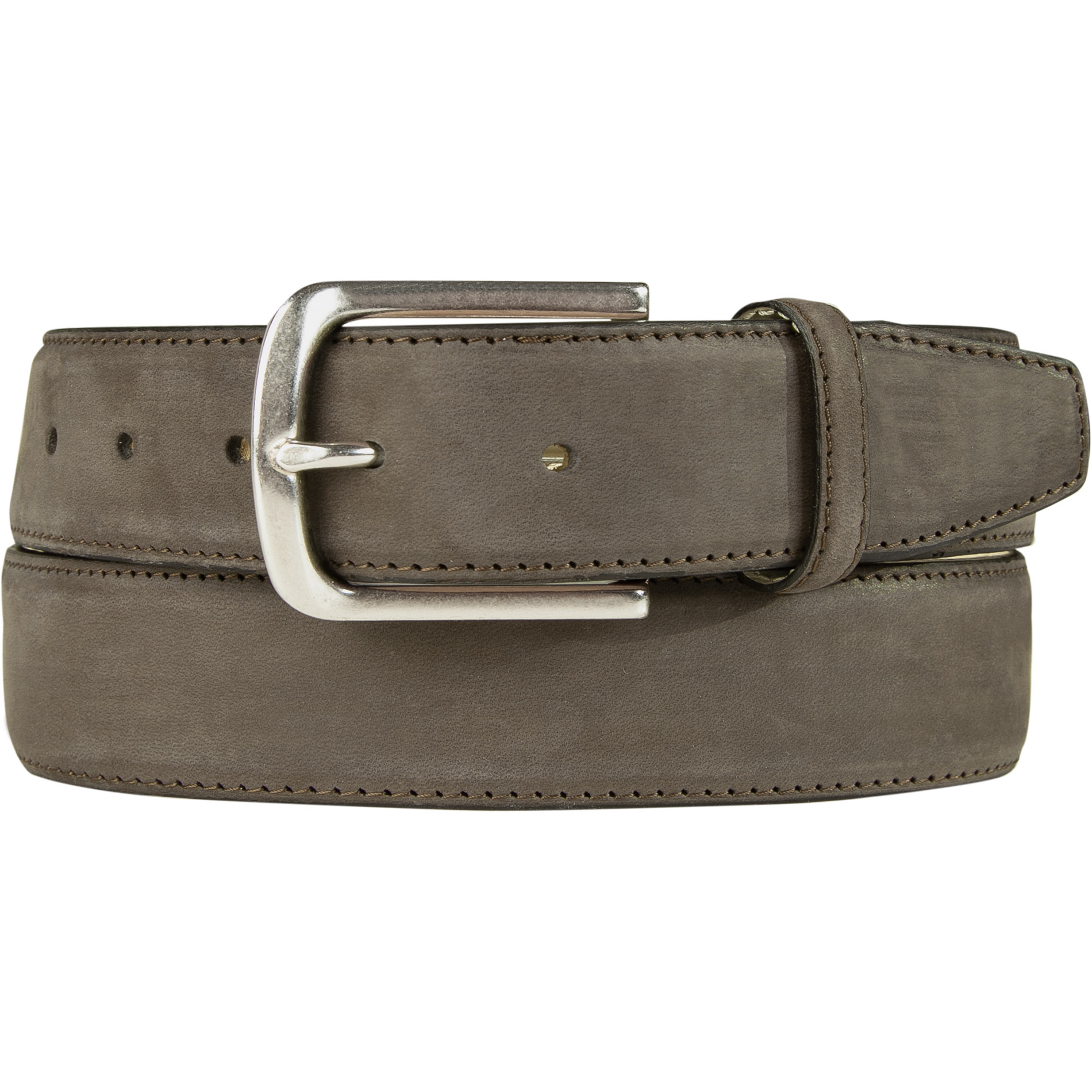 Lindenmann Herren Gürtel beige Nubuk