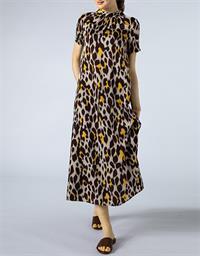 joyce & girls Damen Kleid 1047/leopard brown