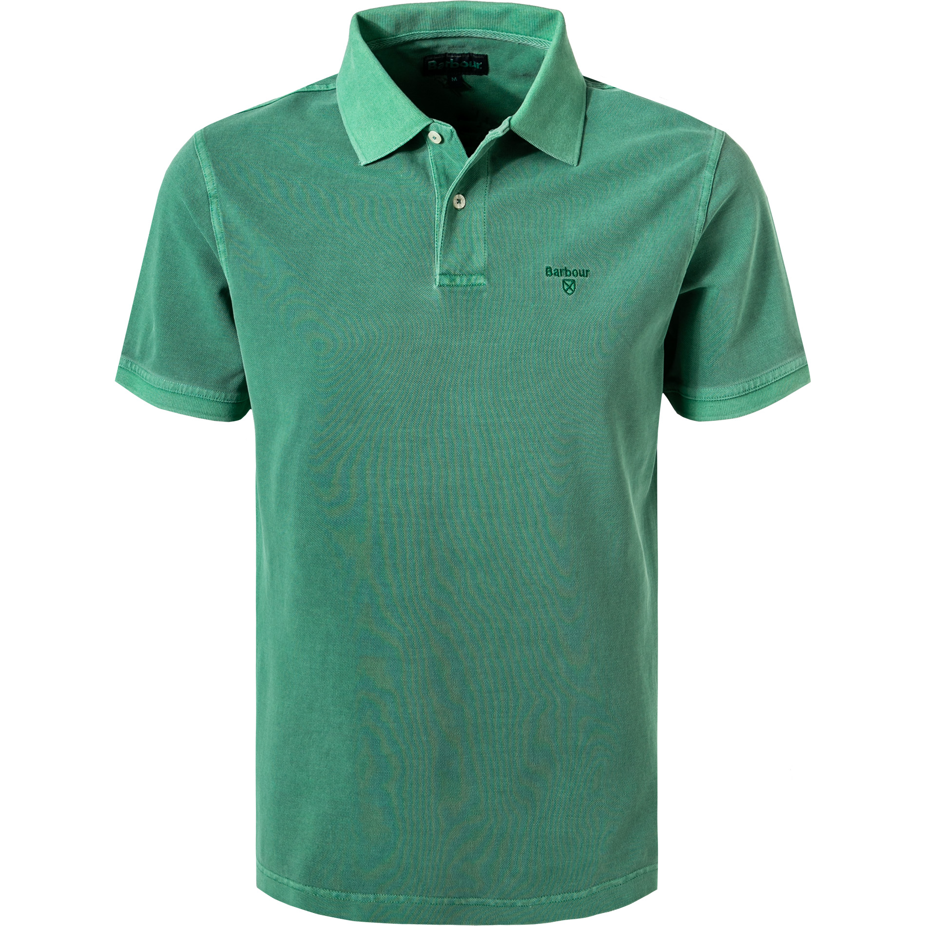 Barbour Herren Polo-Shirt grün Baumwoll-Piqué