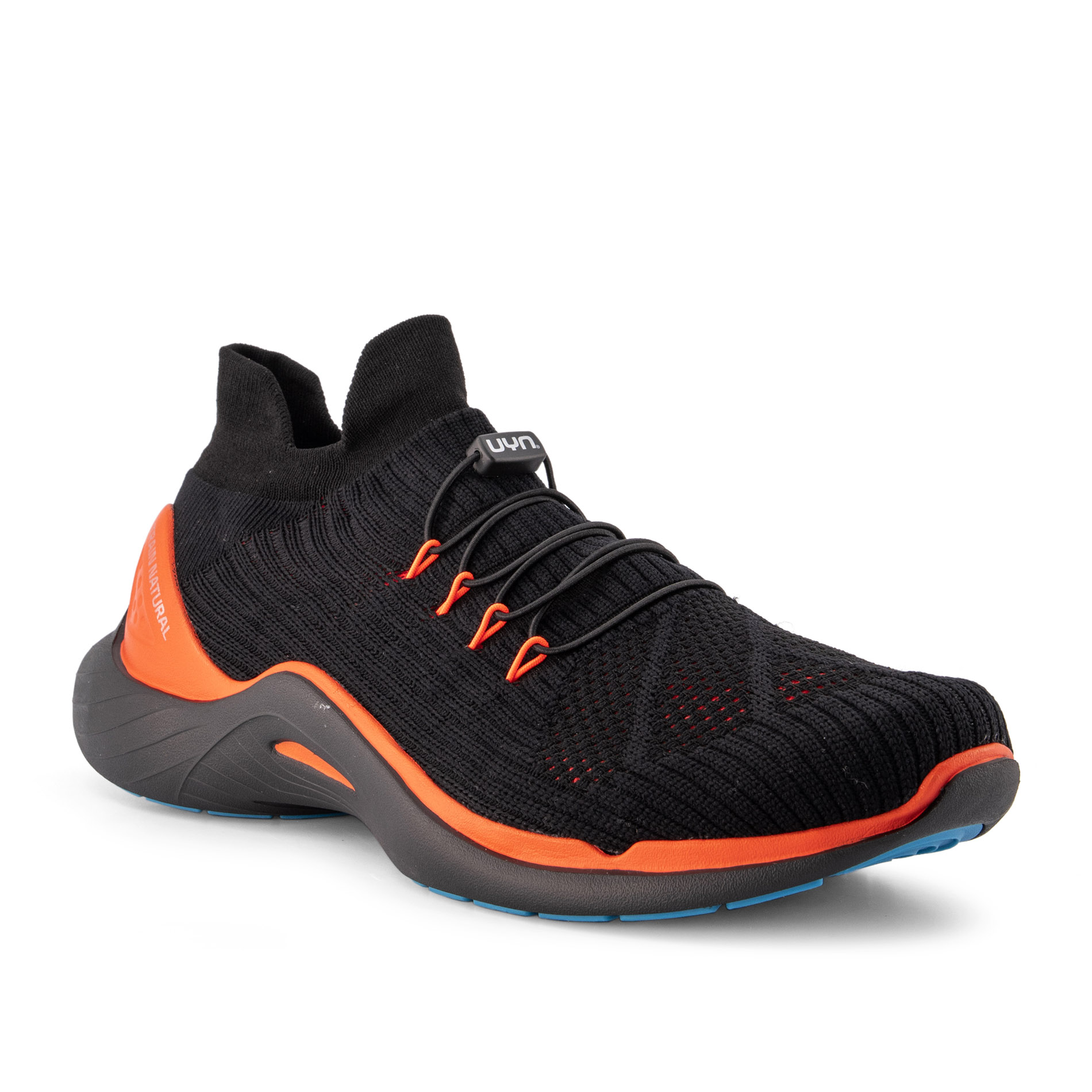 UYN Herren Sneaker schwarz Textil