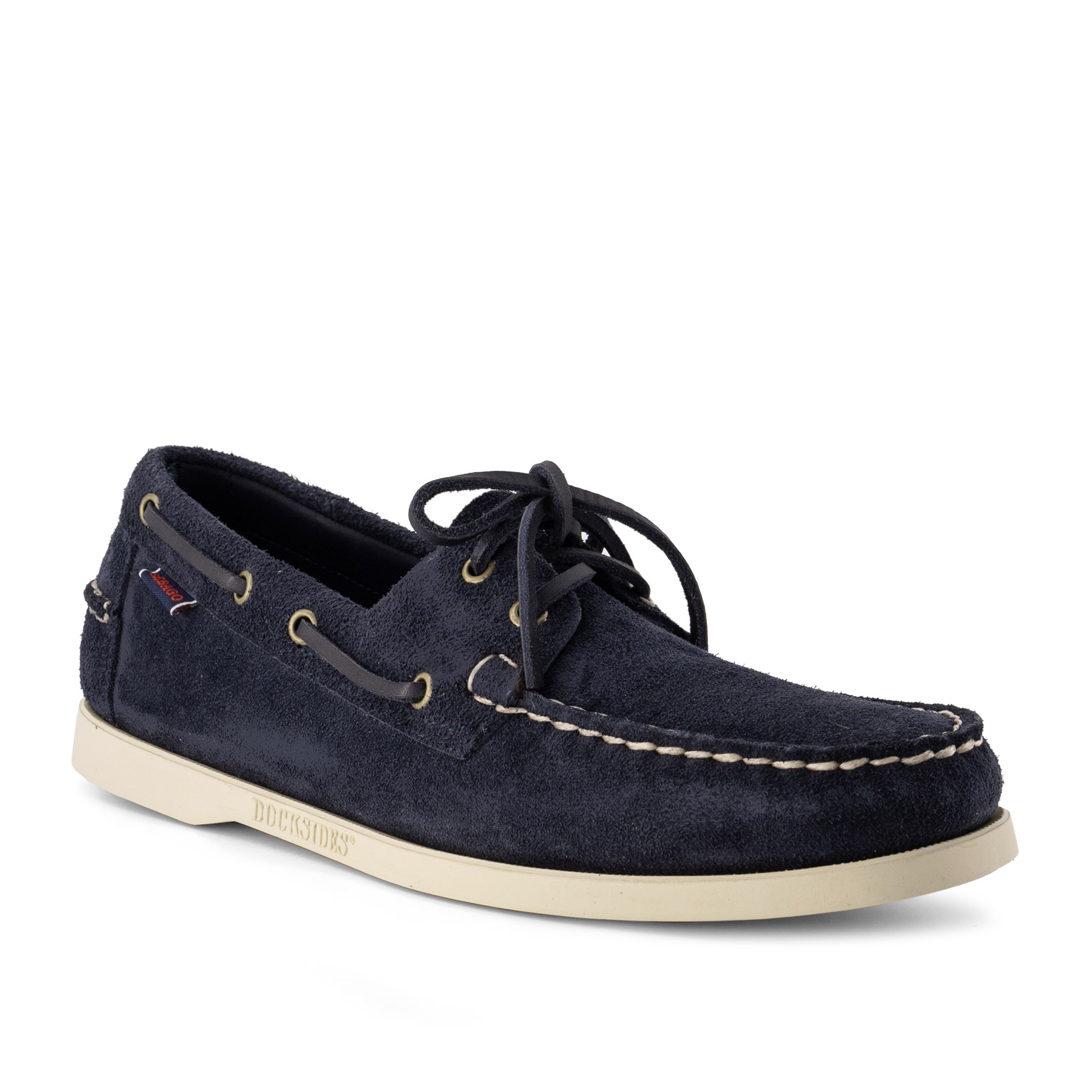Sebago Herren Schuhe Blau Velours