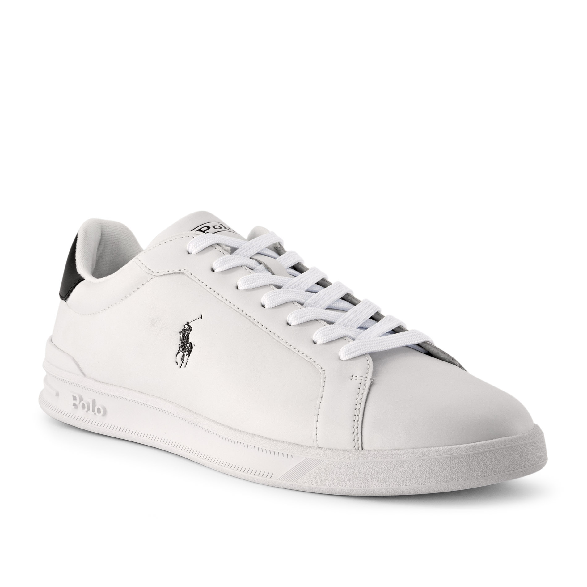 Polo Ralph Lauren Herren Sneaker weiß Glattleder