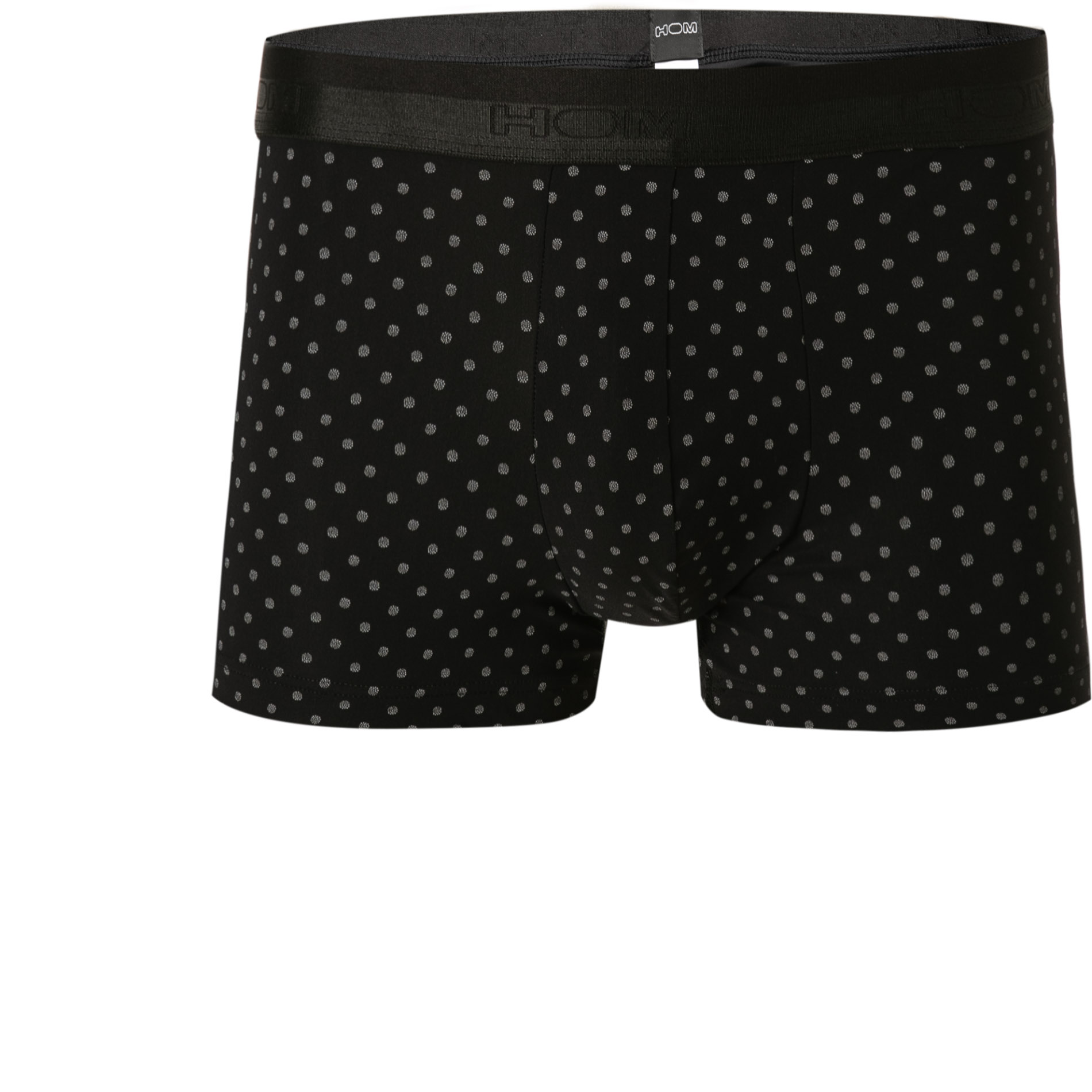 HOM Herren Trunk schwarz Baumwolle gemustert