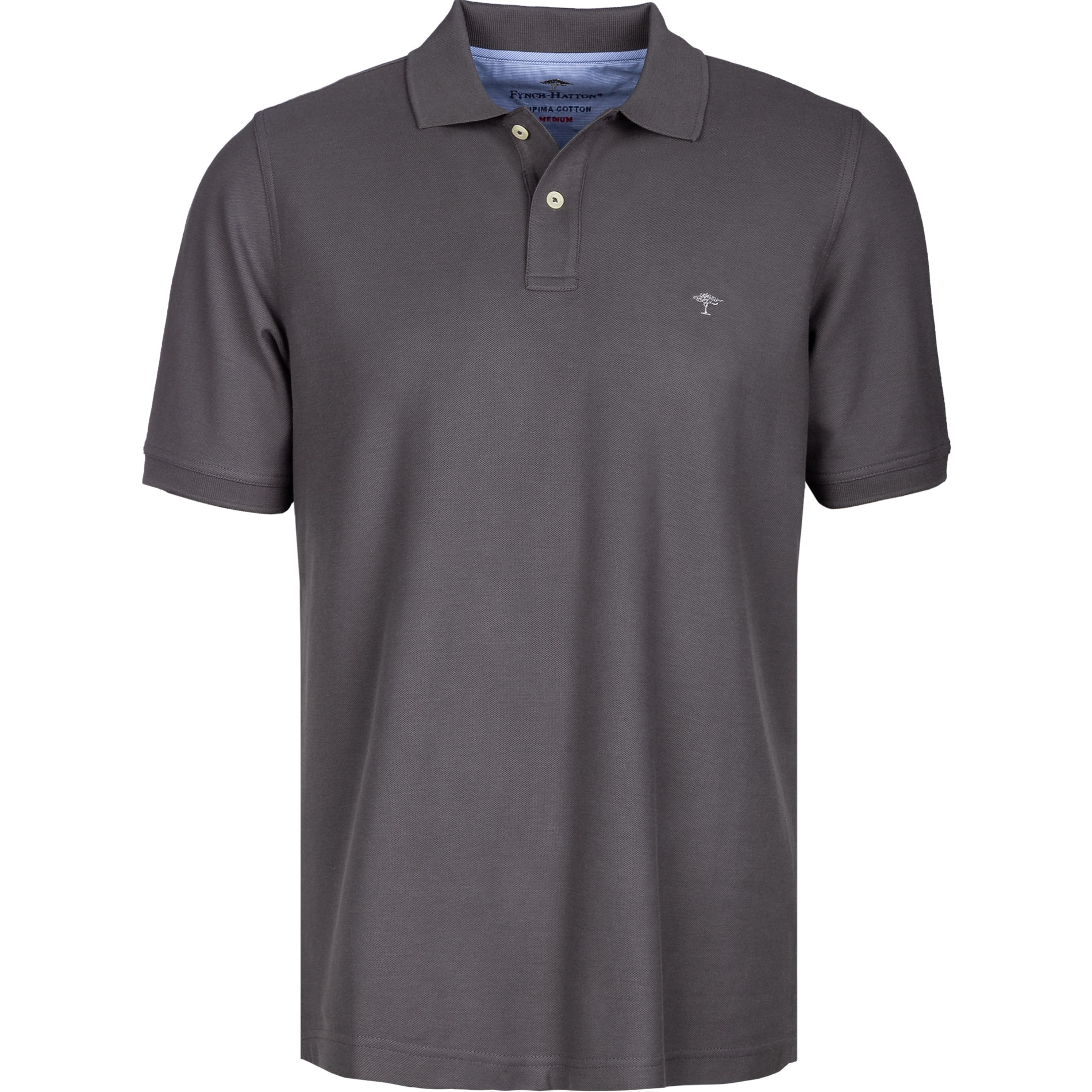Fynch-Hatton Herren Polo-Shirt grau
