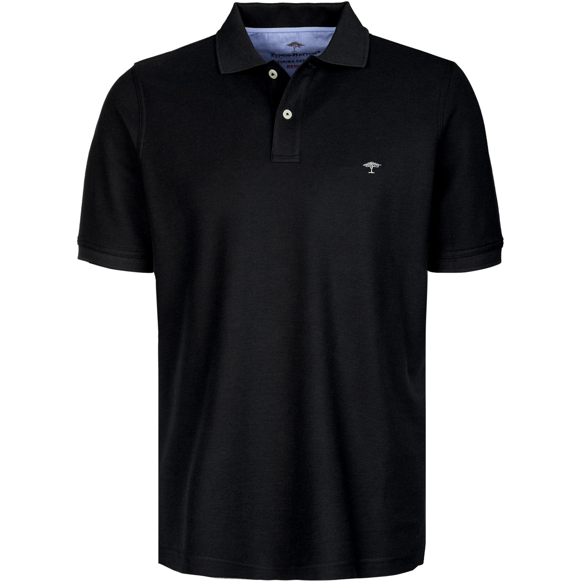 Fynch-Hatton Herren Polo-Shirt schwarz
