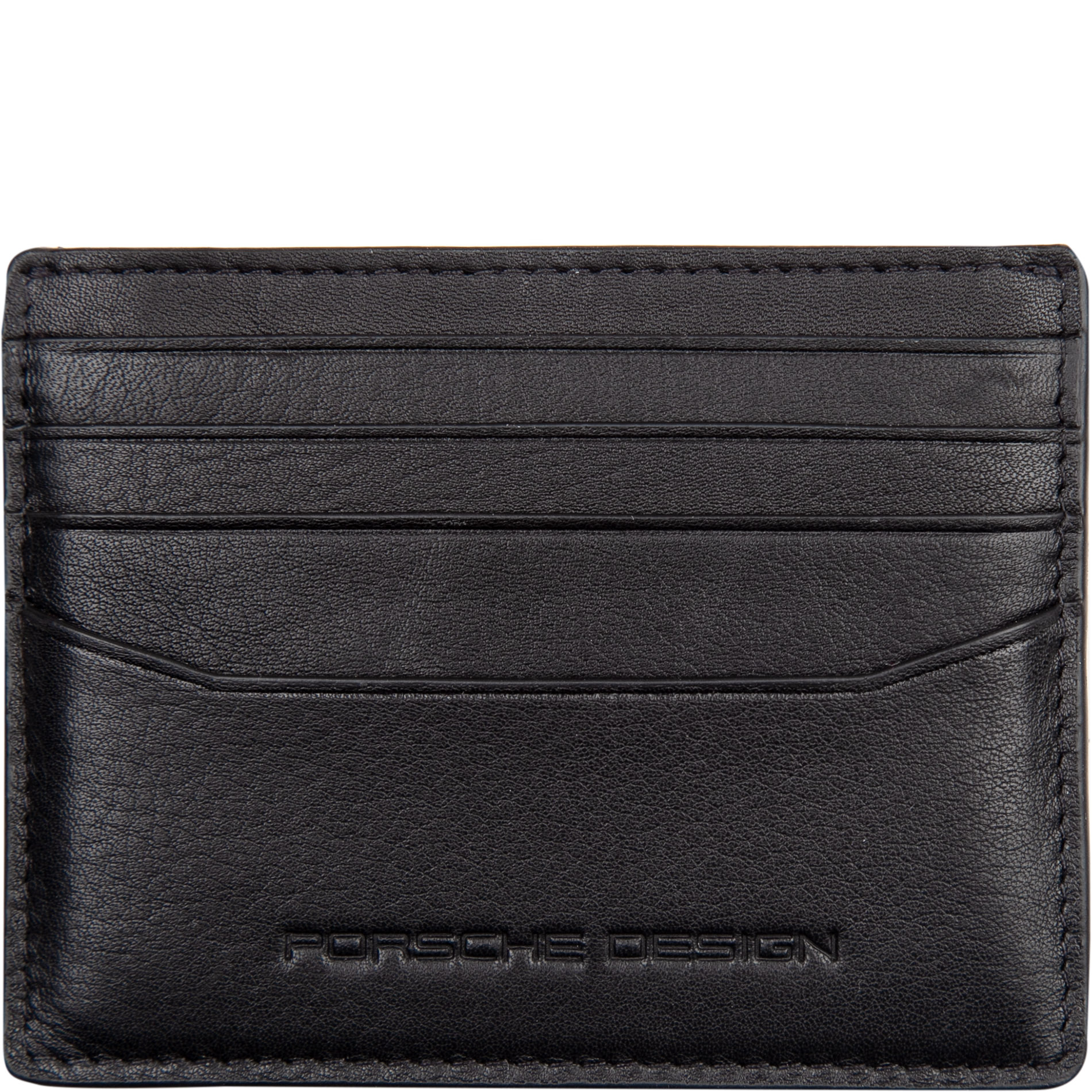 PORSCHE DESIGN Herren Kartenbörse schwarz Leder