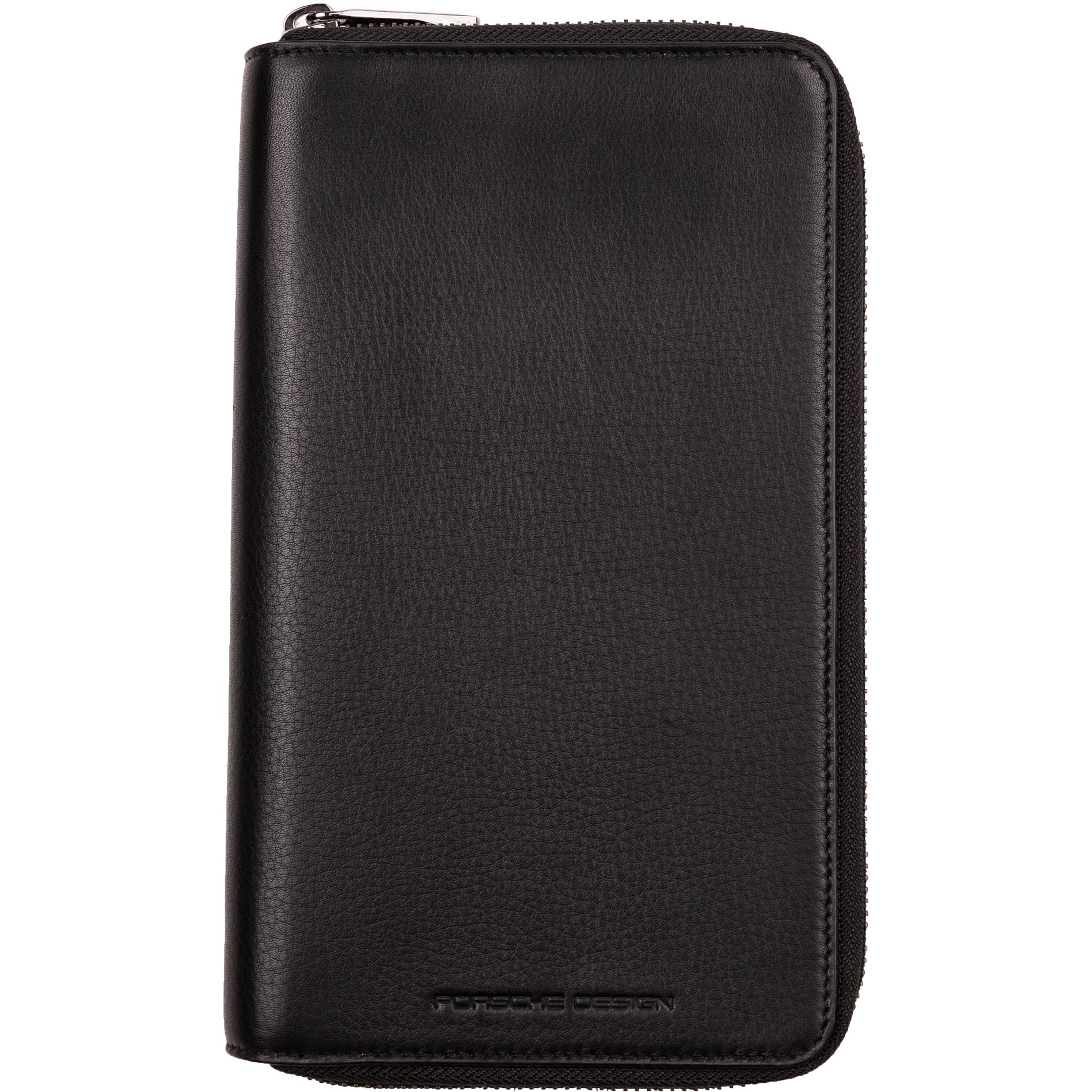PORSCHE DESIGN Herren Multifunktionsbörse schwarz Leder