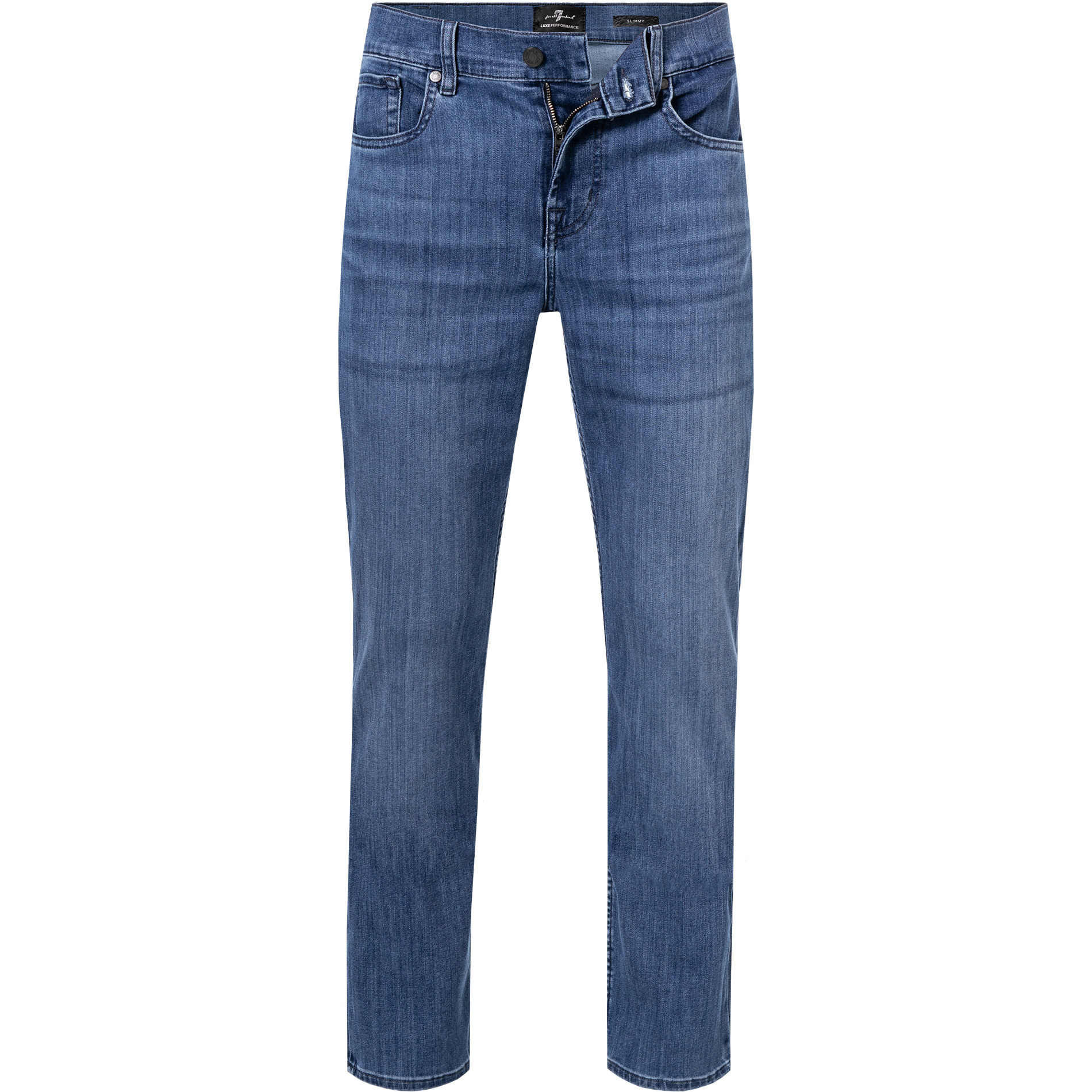 7 for all mankind Herren Jeans blau Baumwoll-Stretch