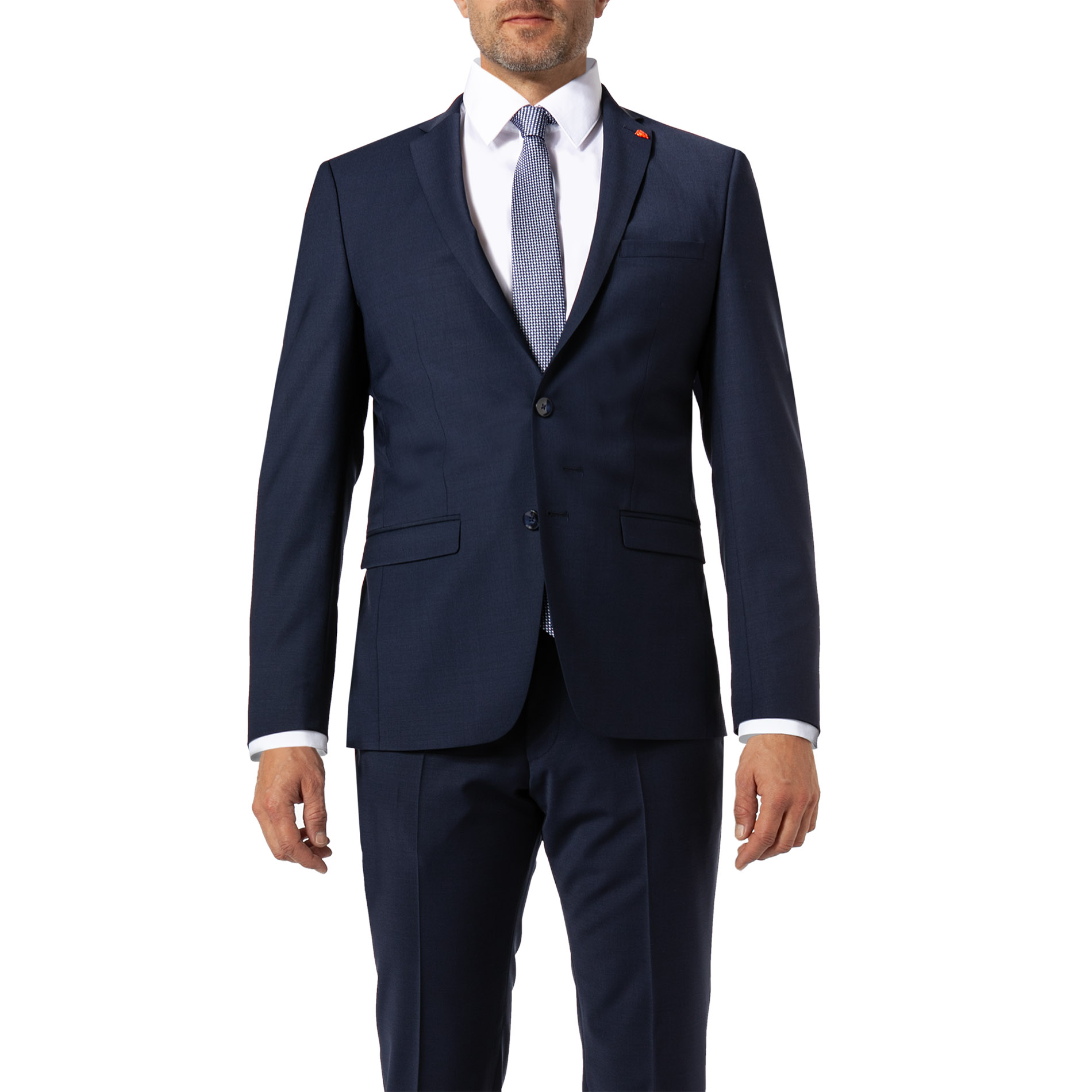 ROY ROBSON Herren Sakko blau Slim Fit
