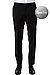 Hose, Extra Slim Fit, Schurwolle, schwarz - schwarz
