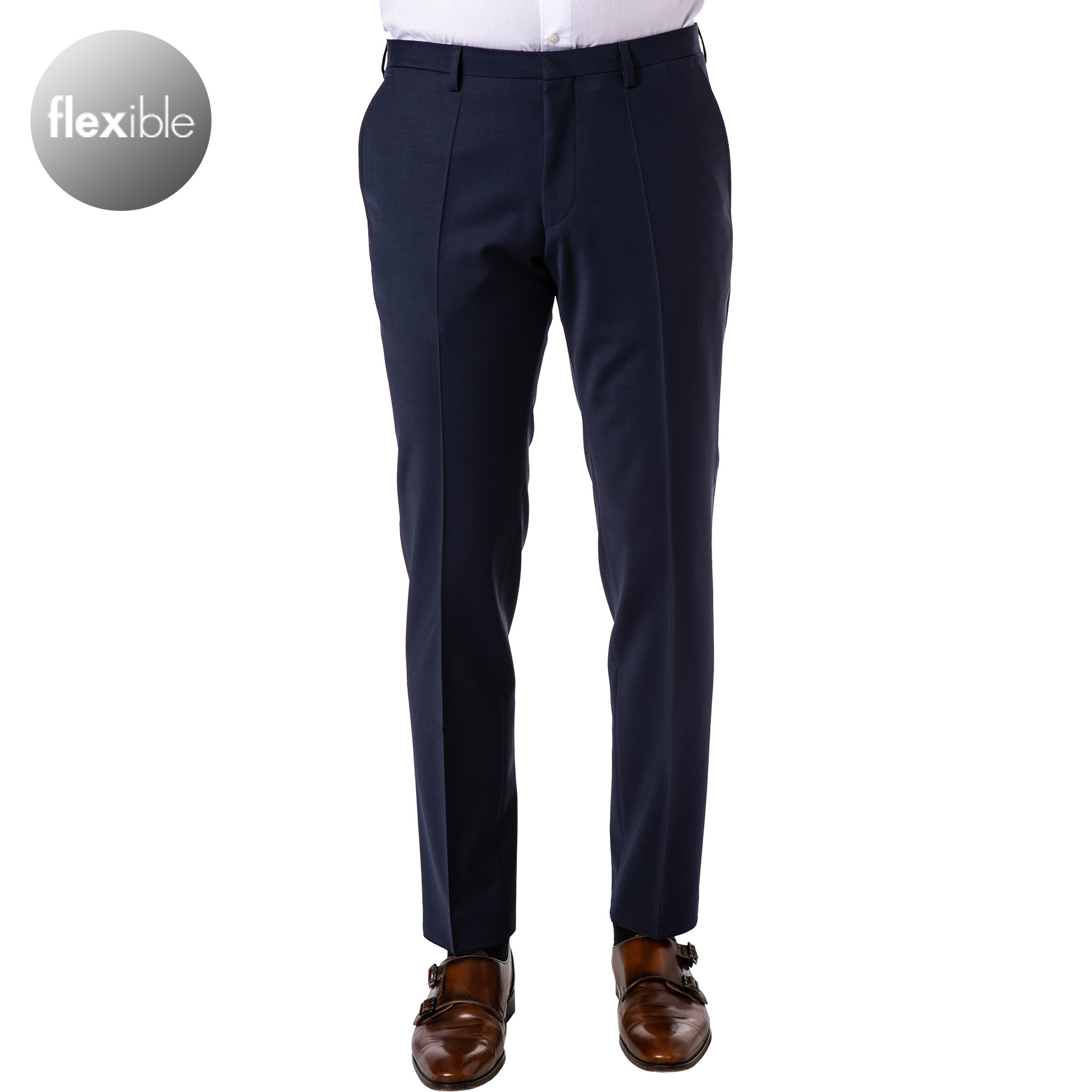 ROY ROBSON Herren Hose blau Slim Fit