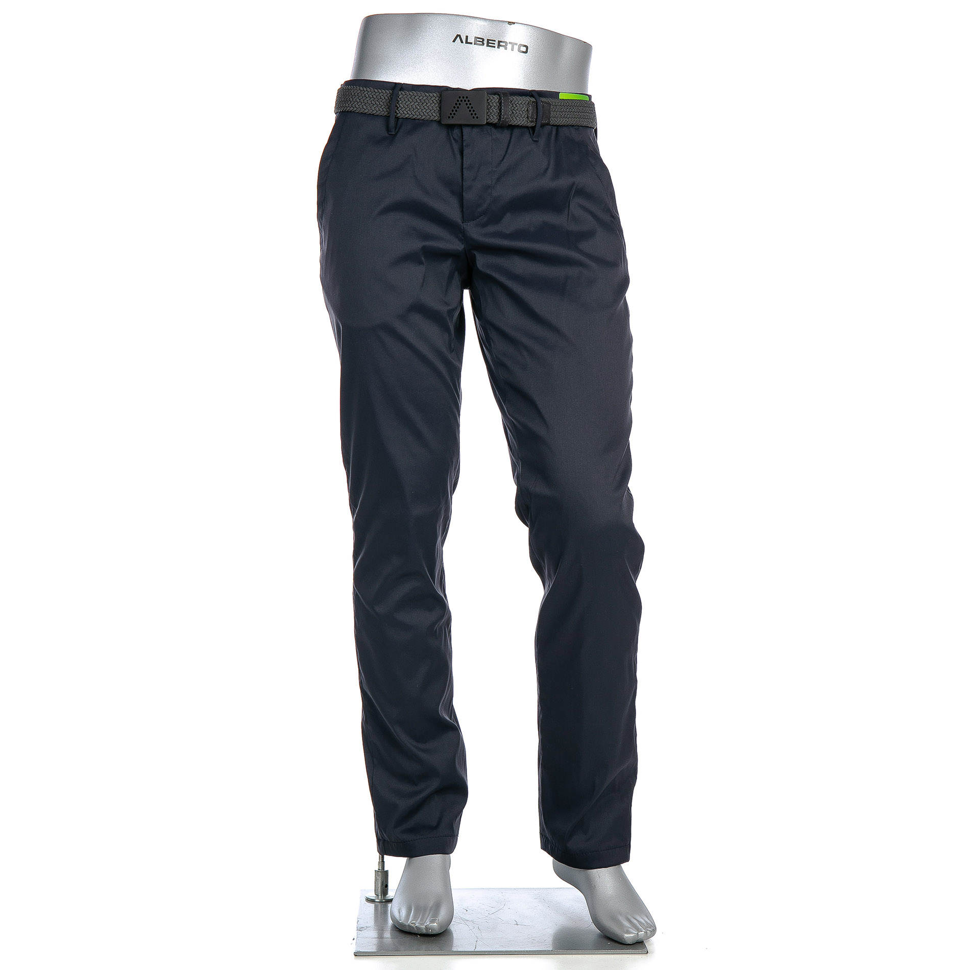 Alberto Golf Herren Golfhose blau Mikrofaser