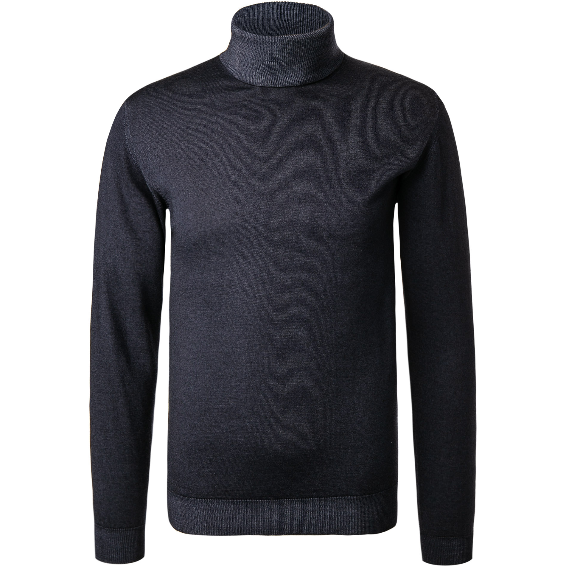DANIELE FIESOLI Herren Rollkragenpullover blau unifarben