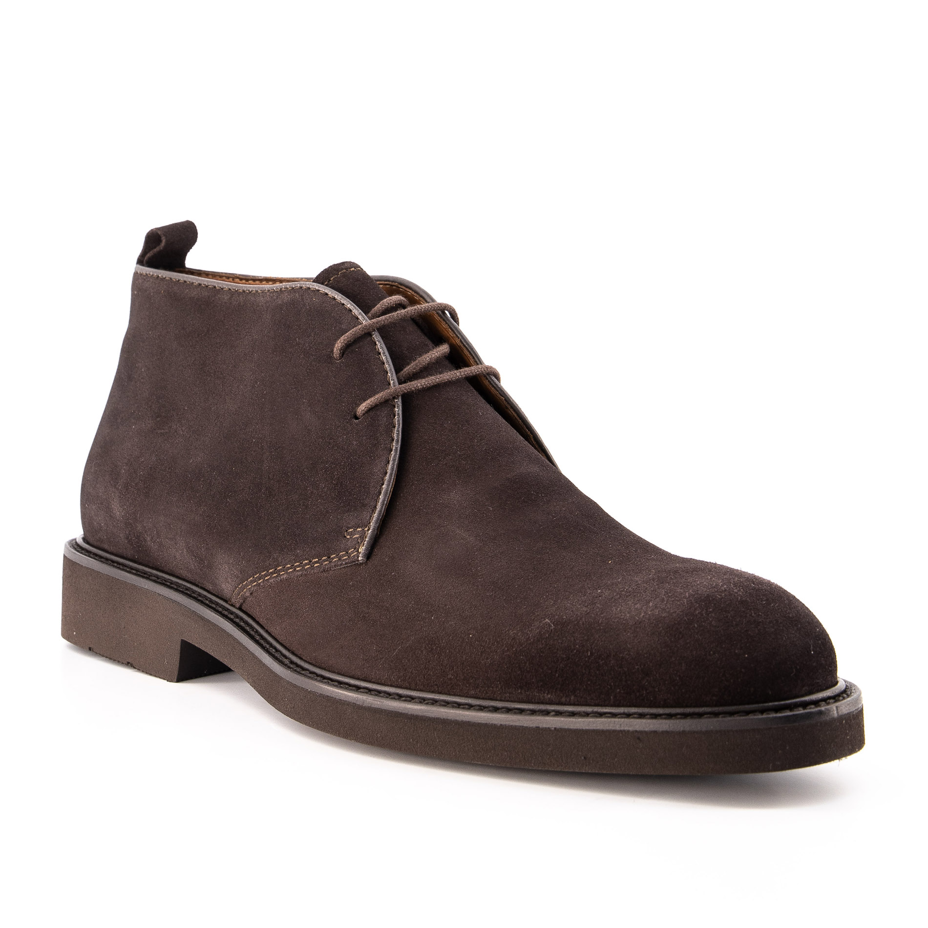 LOTTUSSE Herren Desert Boots braun Veloursleder