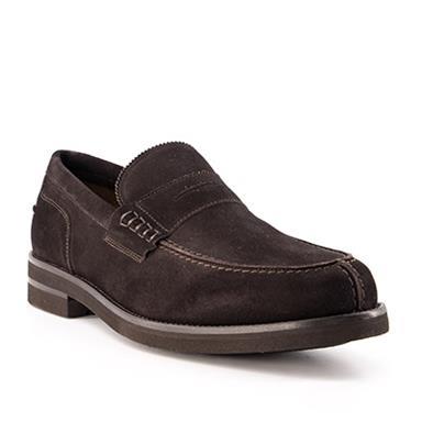 Loafer, Veloursleder, buckster moka