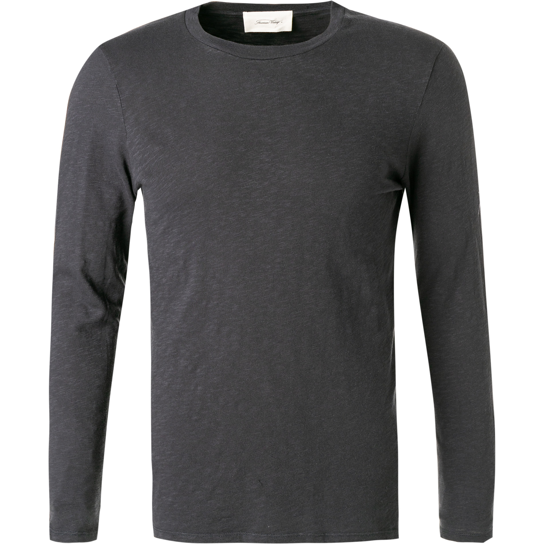 American Vintage Herren Longsleeve blau