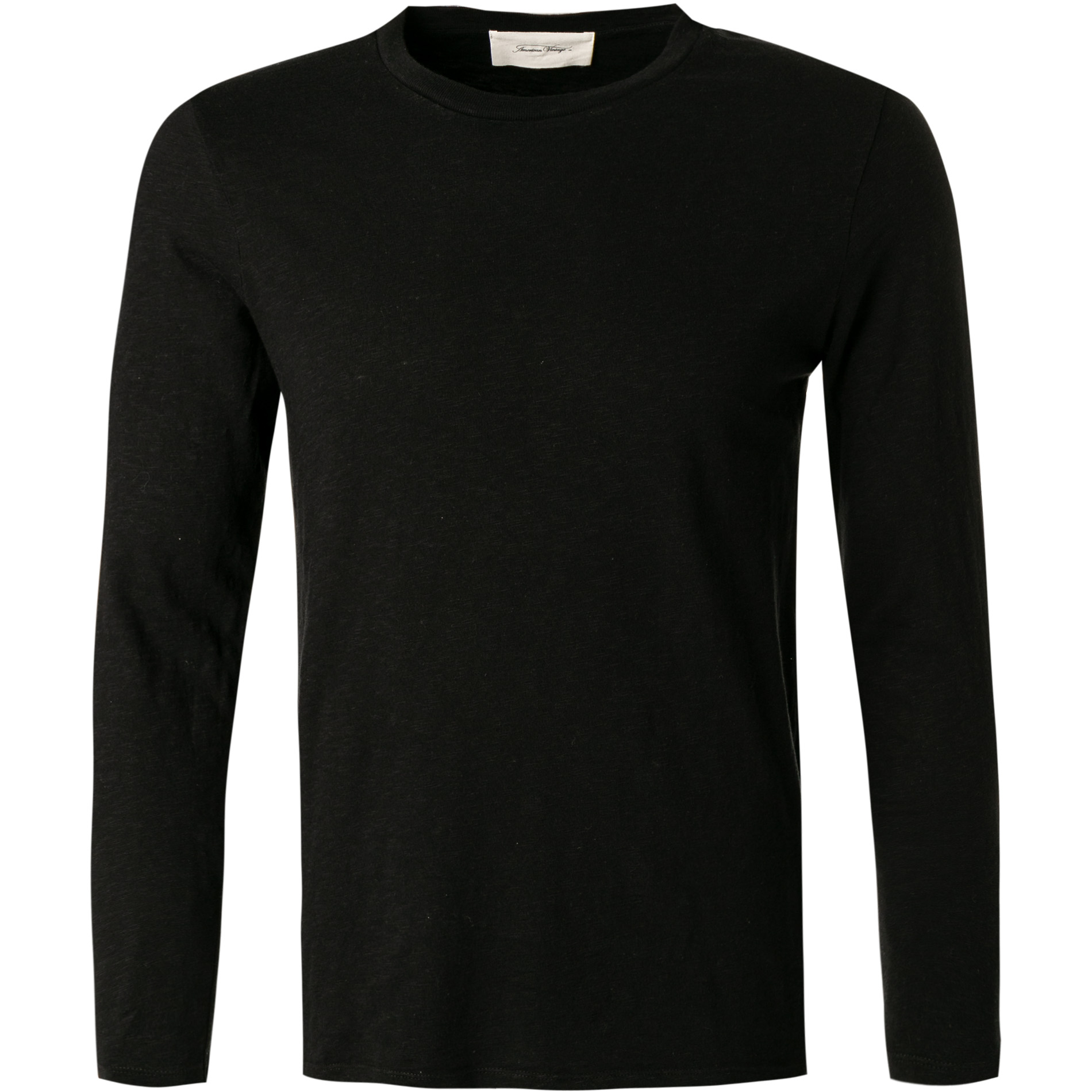 American Vintage Herren Longsleeve schwarz