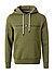 Hoodie, Baumwolle, dunkelolive - dunkelolive