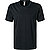 T-Shirt, Baumwolle, schwarz - black