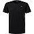 T-Shirt, Regular Fit, Mikrofaser, schwarz - schwarz