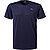 T-Shirt, Regular Fit, Mikrofaser, dunkelblau - dunkelblau