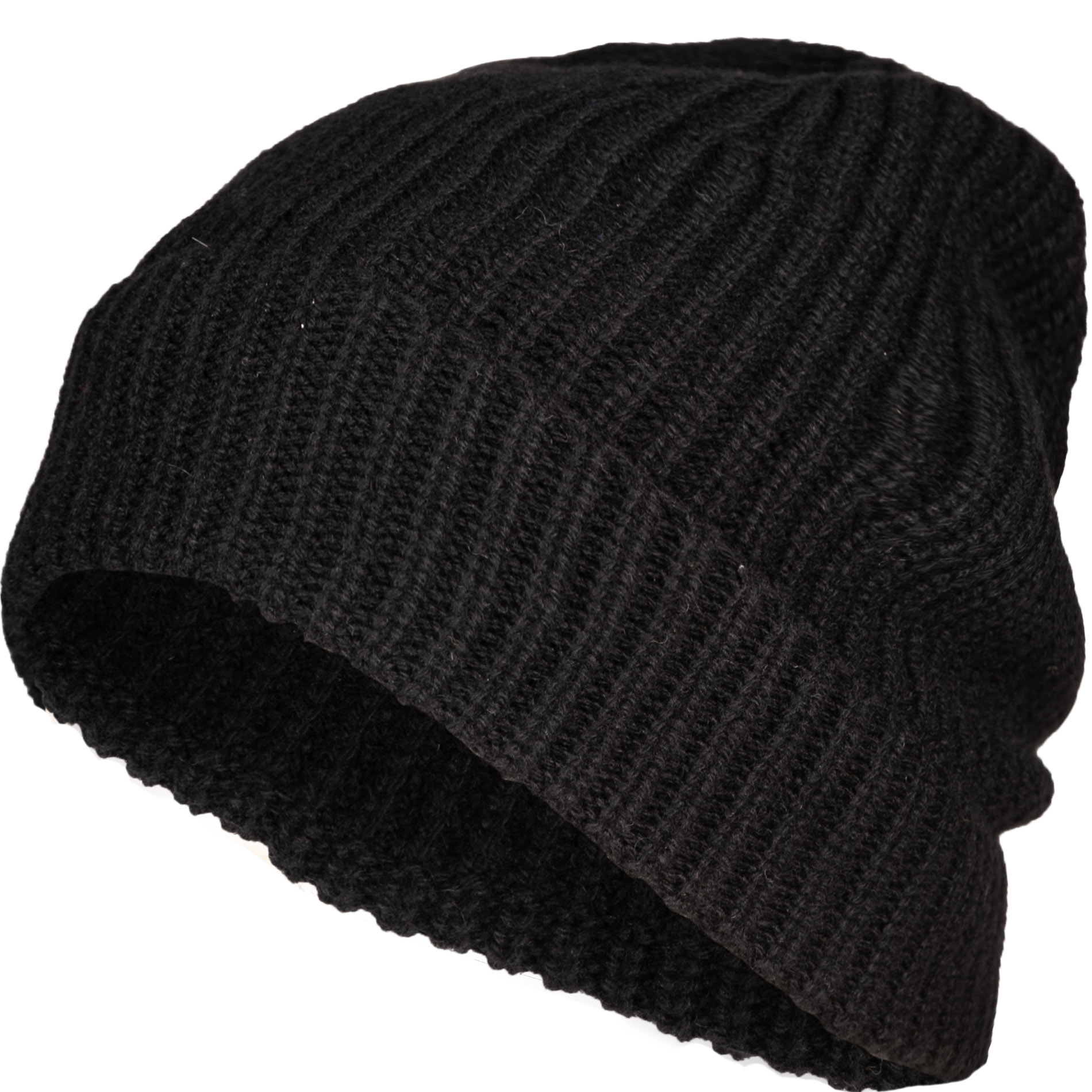 DANIELE FIESOLI Herren Mütze schwarz Merino