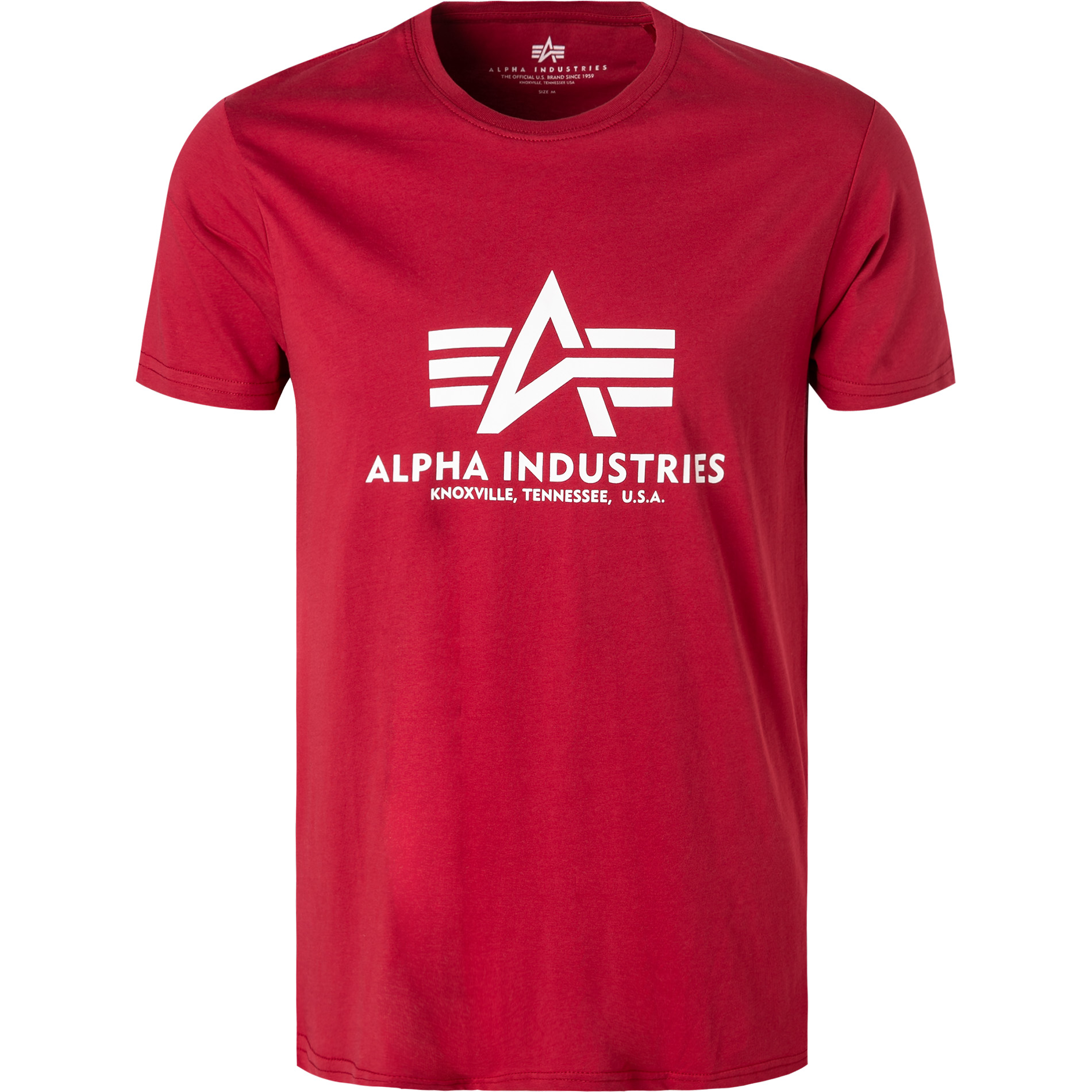 ALPHA INDUSTRIES Herren T-Shirt rot
