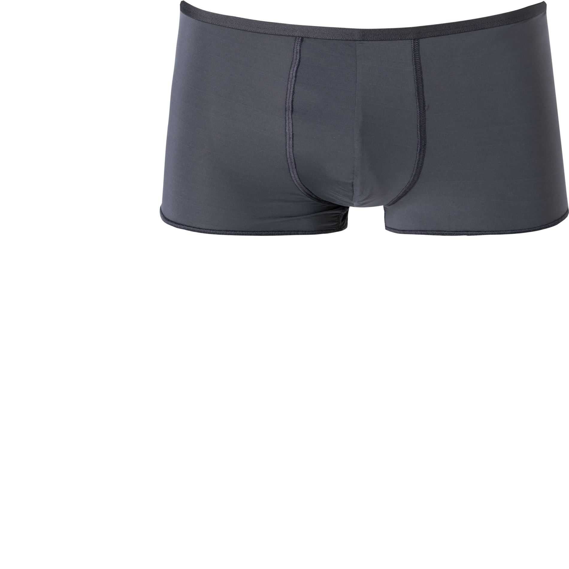 Hom Herren Trunk Grau Mikrofaser/Funktion Unifarben
