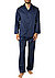 Pyjama, Satin, dunkelblau - marine