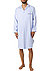 Nachthemd, Flanell, hellblau - hellblau