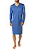 Nachthemd, Baumwoll-Jersey, blau - blau