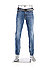 Jeans Pipe, Regular Fit, Baumwoll-Stretch 11oz, blau - blau