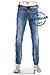 Jeans Pipe, Regular Fit, Baumwoll-Stretch 11oz, blau - blau