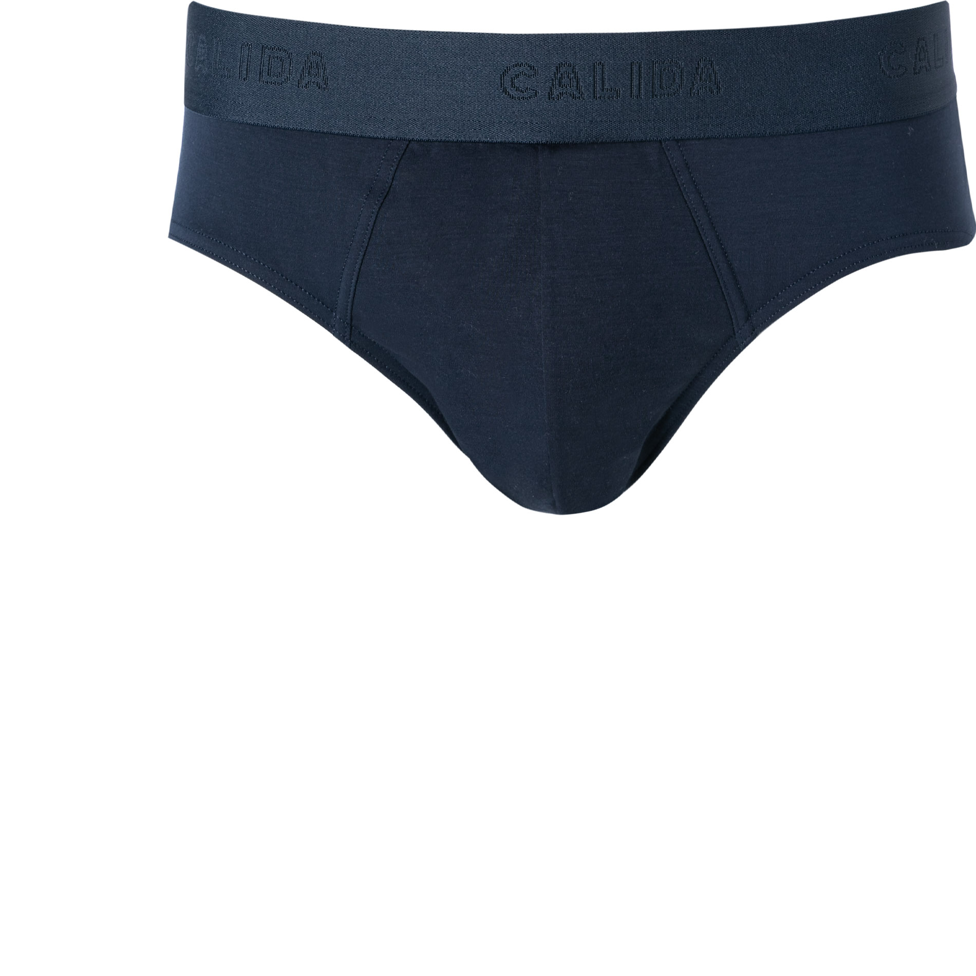 CALIDA Herren Slip blau Viskose unifarben
