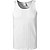 Tanktop, Baumwoll-Stretch geruchshemmend, weiß - weiß