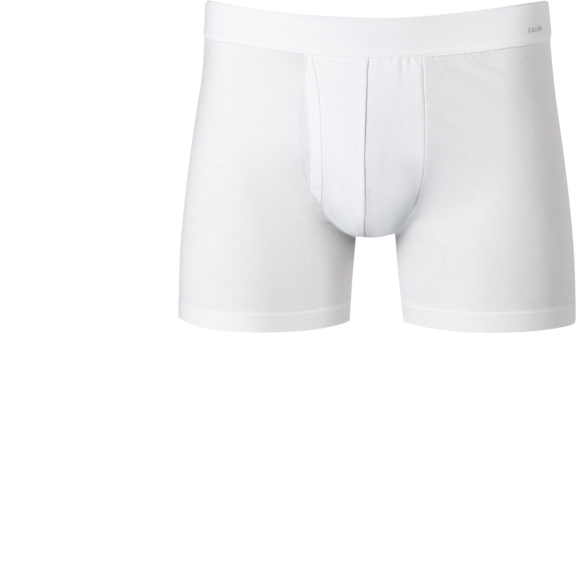 CALIDA Herren Trunk weiß Baumwolle unifarben