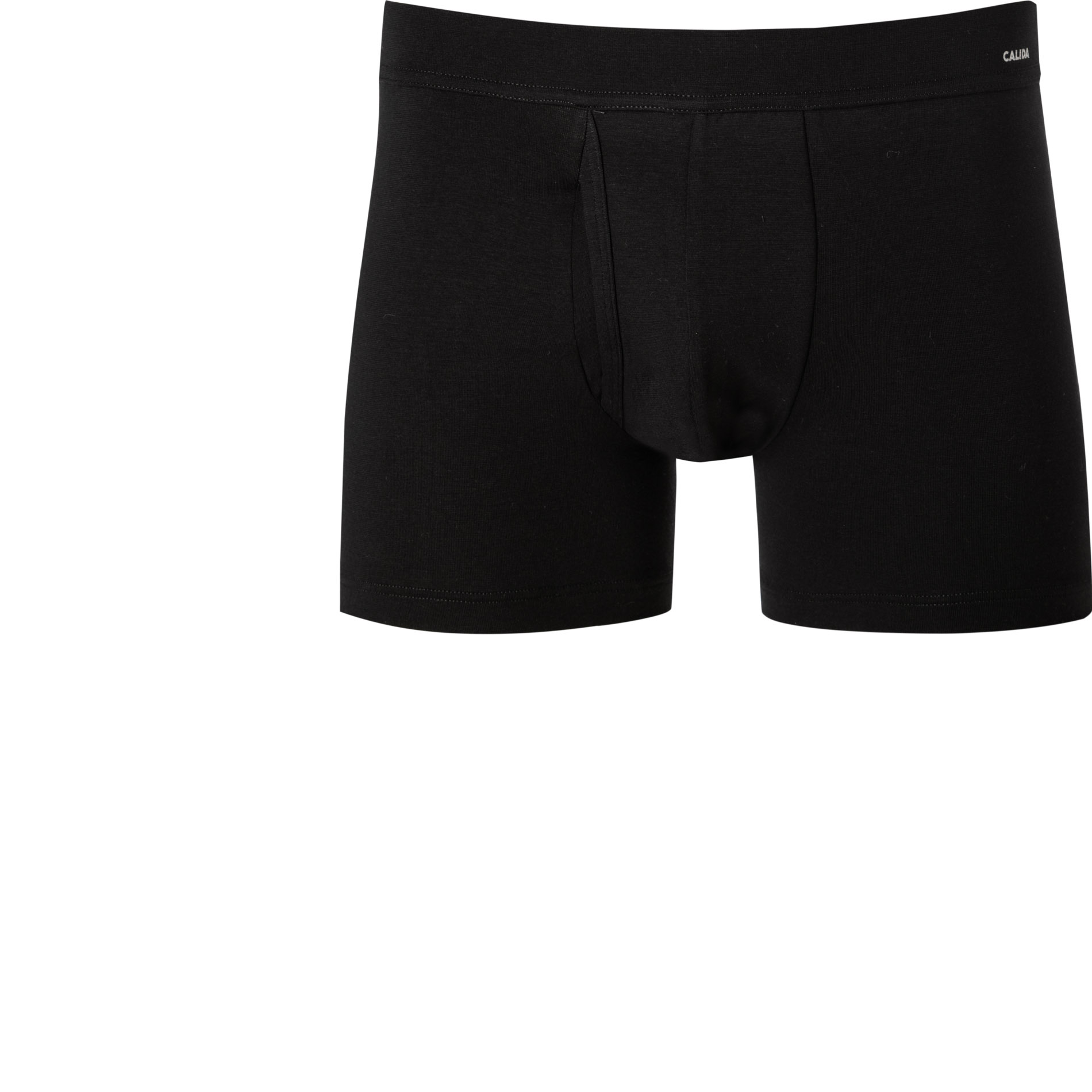 CALIDA Herren Trunk schwarz Baumwolle unifarben