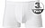 Trunks, Baumwoll-Stretch, weiß - weiß