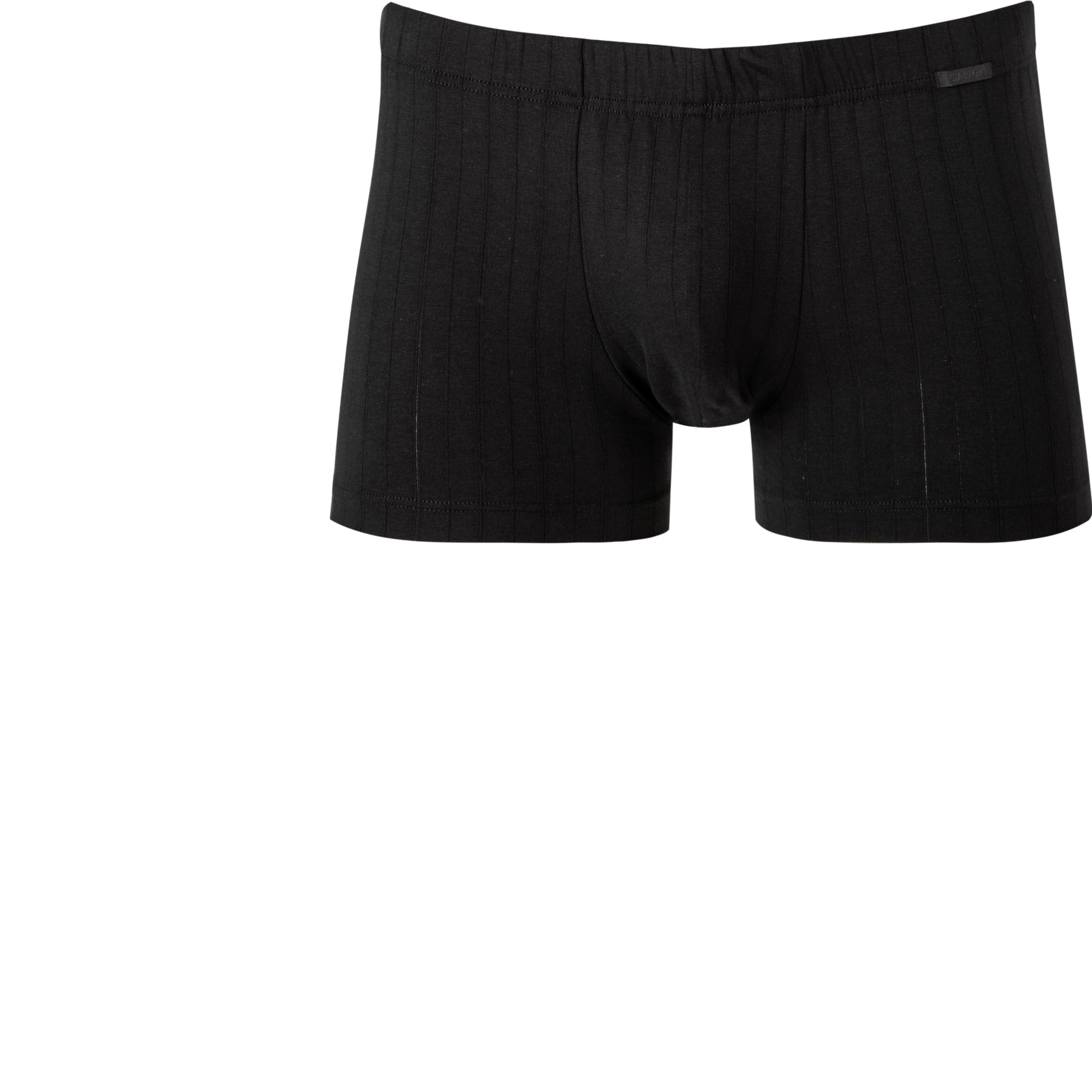 CALIDA Herren Trunk schwarz Baumwolle unifarben