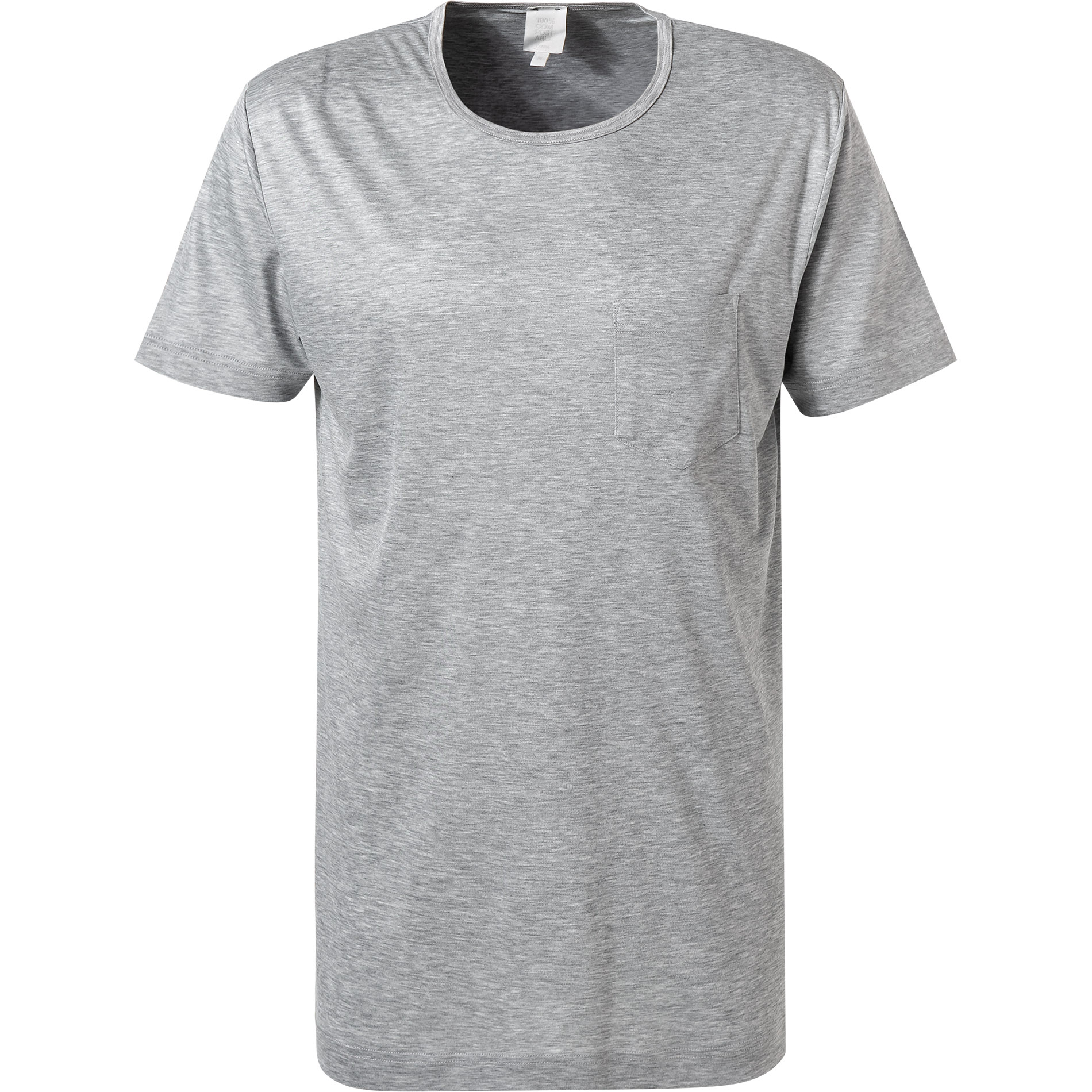 CALIDA Herren T-Shirt grau Jersey meliert