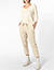 Longsleeve aus melierter Bio Baumwolle - sand