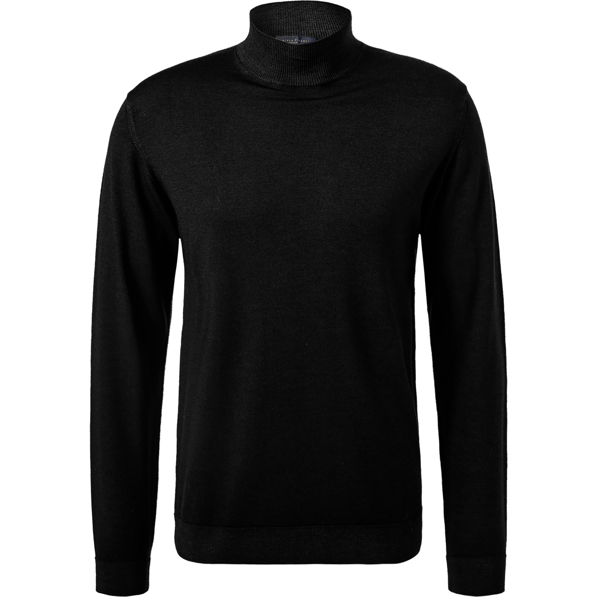 DANIELE FIESOLI Herren Pullover schwarz unifarben