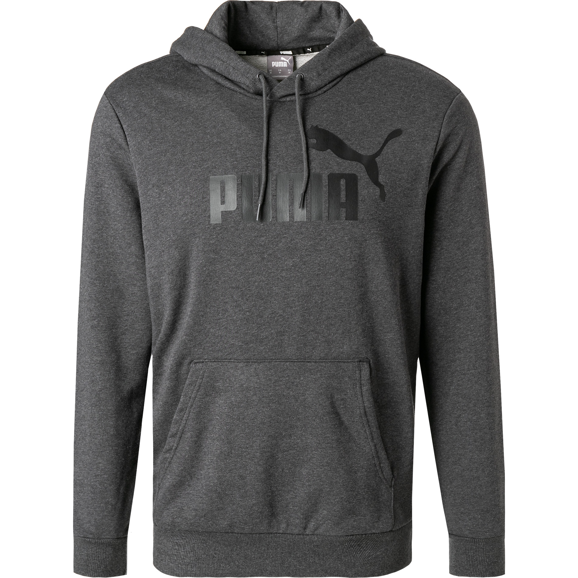PUMA Herren Hoodie grau Baumwolle & Mix unifarben